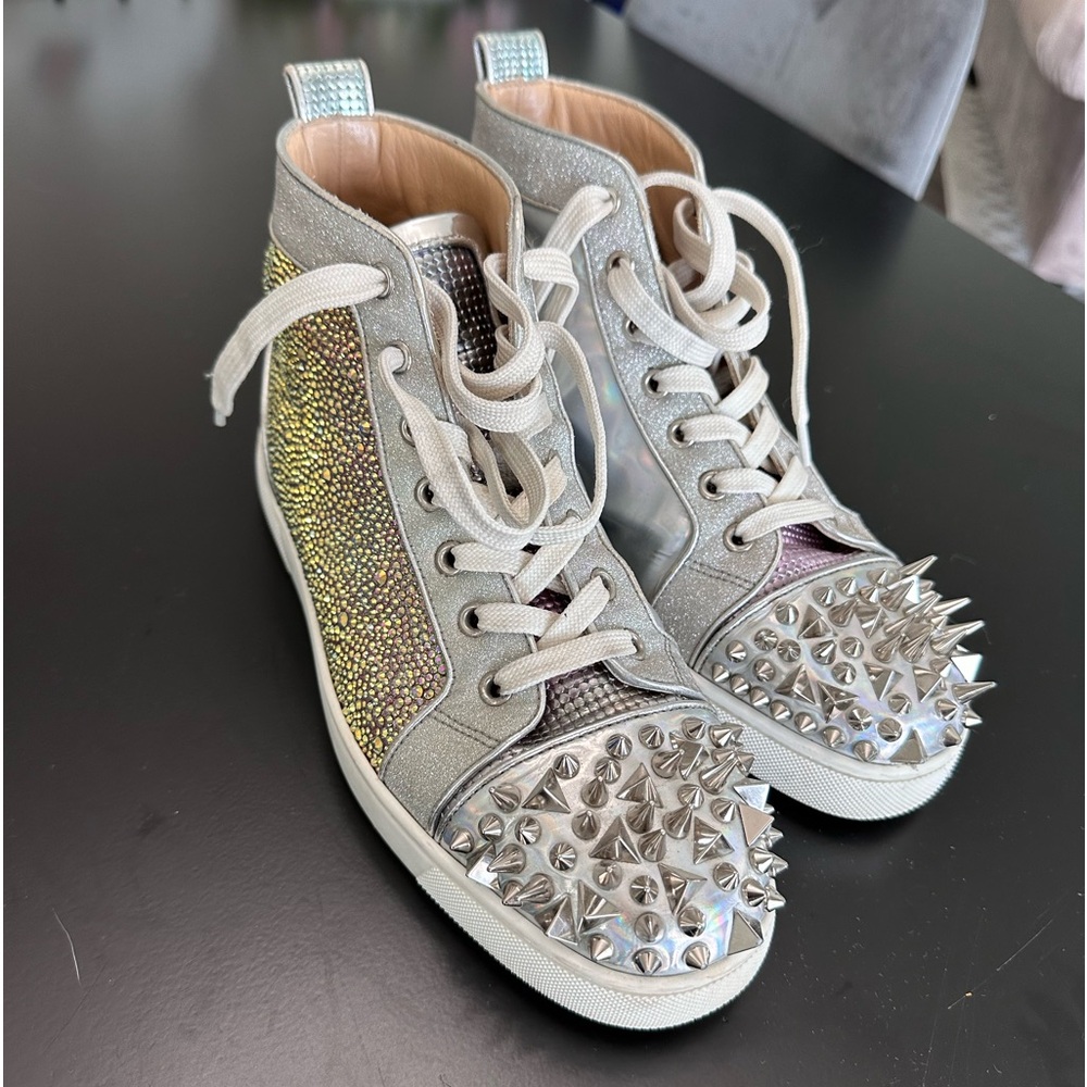 Christian Louboutin Louis Strass and Spike High Tops